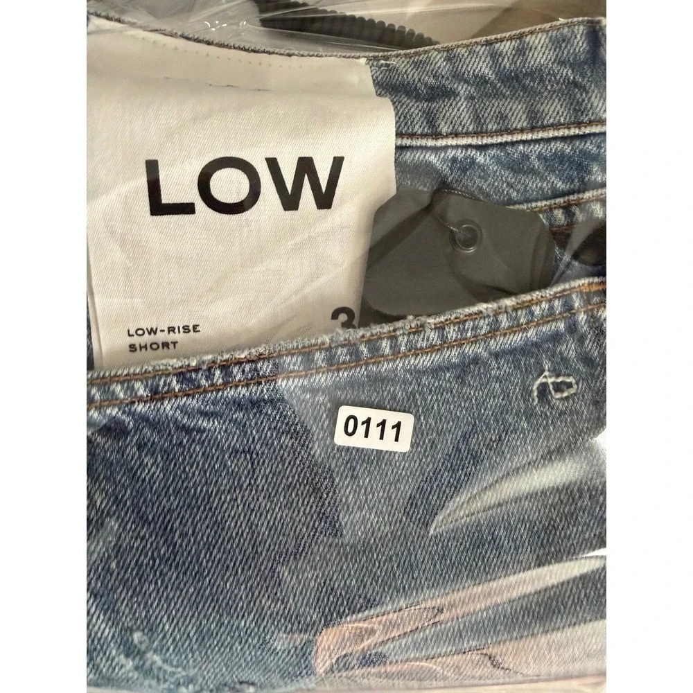 Rag & Bone Dre Denim Shorts‎ 31 Low Rise Cutoff Distressed Button Fly NWT